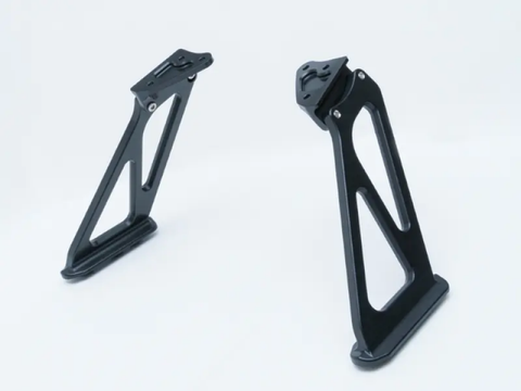 Cusco 23+ Honda Civic Type-R (FL5) Bolt-on/OE Replacement High Position Rear Wing Stay/Bracket Set - 3F7 821 A