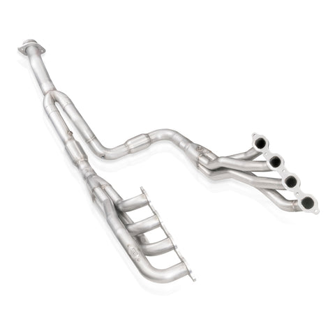 Stainless Works 2020-21 Silverado HD 6.6L 2in Long Tube Header Kit Factory Connect - CT220HCATY