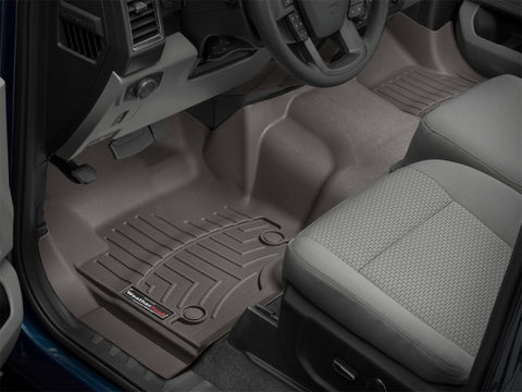 WeatherTech 2018+ Mitsubishi Outlander PHEV Front FloorLiner - Cocoa - 4713071