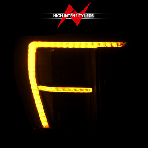 ANZO 21-23 Ford F-150 (w/Factory Halogen) Z-Series Full LED Proj Headlights - Pass. Side ONLY - 111593X-R