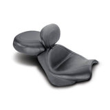 Mustang 02-09 Honda VTX1300 Retro, S ,T Wide Touring 2PC Seat w/Driver Backrest - Black - 79327