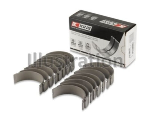 King Ford 6.7 Power Stroke V8 Diesel (Size 0.25) Connecting Rod Bearing Set Sputter Replacement - CR8056SV0.25