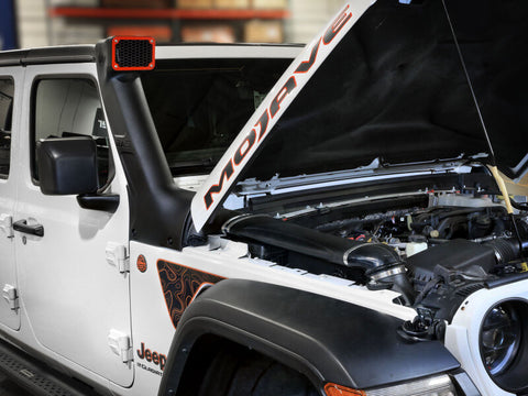 aFe POWER Dynamic Air Scoop D.A.S Snorkel for 20-26 Jeep Gladiator Mojave V6-3.5L - 55-21005
