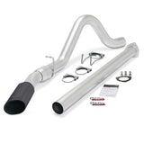 Banks Power 15 Ford 6.7L F250-350-450 CCSB/CCLB SRW Monster Exh Sys - SS Single Exh w/ Black Tip - 49792-B