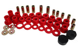 Energy Suspension 86-88 Toyota 4 Runner/PickUp Red Front Control Arm Bushing Set (Uppers ONLY) - 8.3104R