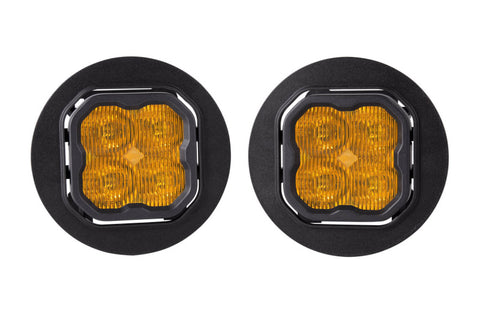 Diode Dynamics SS3 LED Pod Max Type OB Kit - Yellow SAE Fog - DD6709