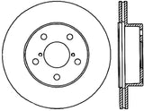 StopTech 05-07 Subaru Impreza WRX/STi Slotted & Drilled Left Rear Rotor - 127.47023L