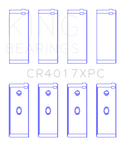 King Engine Bearings Opel 1.8/2.0 X18/20Xe (Size +.026mm) Connecting Rod Bearing Set - CR4017XPC.026