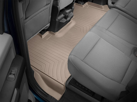 WeatherTech 2017+ Ford F-250/F-350/F-450/F-550 Rear FloorLiner - Tan - 4510123