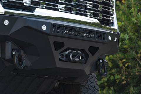 DV8 Offroad 24-26 GMC Sierra 2500/3500 Spec Series Front Bumper w/ Winch - FBGC2-02