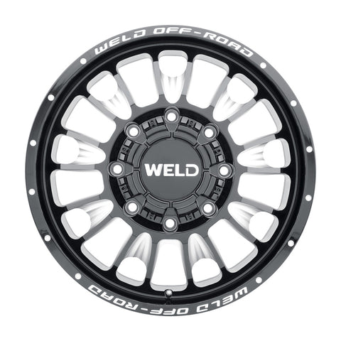 Weld Off-Road W121 20X8.25 Scorch Front 8X165.1 ET108 BS8.90 Gloss Black MIL 121.6 - W12108280890