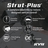 KYB Shocks & Struts Strut-Plus 12-14 Front Left Toyota Camry (L/LE/XLE/Hybrid) w/2.5L - SR4260