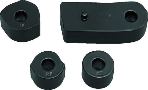 Kuryakyn Driver Floorboard Spacers 18-Up Softail Models Gloss Black - 7508