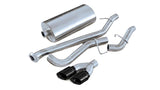 Corsa 2001-2006 Chevrolet Tahoe 5.3L V8 3in Cat-Back Single Side w Twin 4in Black Pro-Series Tips - 14232BLK