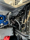 J&L 24-25 Ford Mustang GT w/ Whipple Supercharger Oil Separator 3.0 PCV Side - Black Anodized - 3092P-B