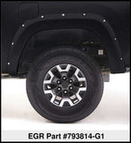 EGR 11-15 Ford Super Duty Bolt-On Look Color Match Fender Flares - Set - Carbon Black - 793814-G1