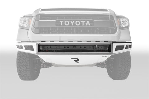 N-Fab M-RDS Front Bumper 14-17 Toyota Tundra - Gloss Black w/Silver Skid Plate - T141MRDS