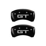 MGP Rear set 2 Caliper Covers Engraved Rear 2015/GT Black finish silver ch - 10203R2MGBK
