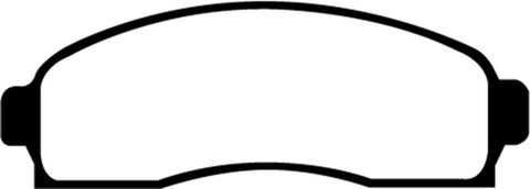 EBC 03-06 Chevrolet Equinox 3.4 Ultimax2 Front Brake Pads - UD833