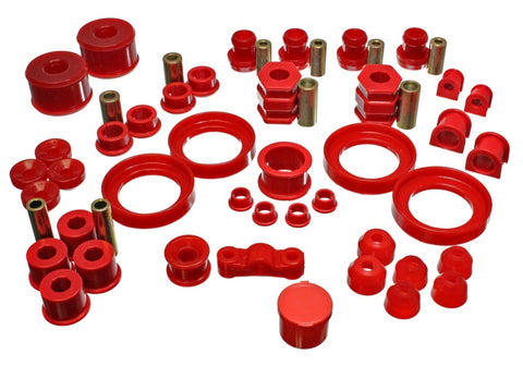 Energy Suspension 99-00 Honda Civic Si Red Hyper-Flex Master Bushing Set - 16.18109R