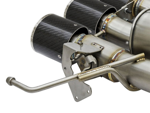 aFe MACHForce XP 3in -2 1/2in Axle Back SS Exhaust w/Carbon Fiber Tips 14-17 Chevy Corvette V8 6.2L - 49-34056-C