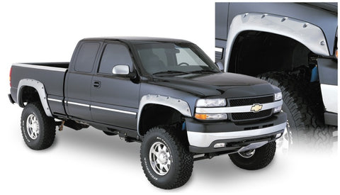 Bushwacker 07-07 Chevy Silverado 1500 Classic Fleetside Cutout Style Flares 2pc - Black - 40051-02