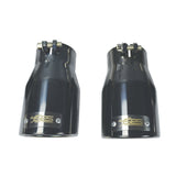 Injen 16-18 Ford Focus RS 3in Cat-Back Stainless Steel Exhaust w/ 4in Black Chrome Tips - SES9004
