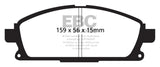 EBC 01 Infiniti Q45 4.1 Greenstuff Front Brake Pads - DP21861