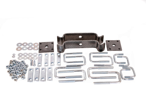 Hellwig 01-07 Chevy Silverado 3500 Hardware Kit for Load Pro Multi Leaf 2500lb/3500lb Helper Springs - 25400