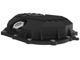 AFE Power 11-18 GM 2500-3500 AAM 9.25 Axle Front Diff Cover Black Machined w/ 2 Qts 75w90 Oil - 46-71051B