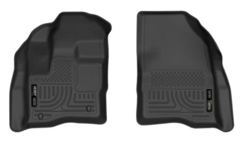 Husky Liners 10-19 Ford Taurus / 09-16 Lincoln MKS X-act Contour Series Front Floor Liners - Black - 55621