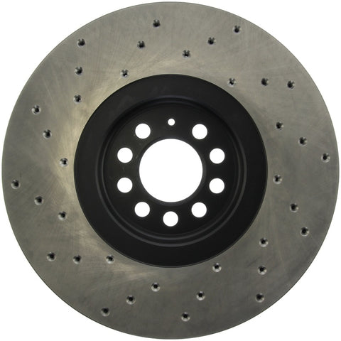 StopTech 04-06 Audi TT Quattro / 04 VW Golf R32 AWD Drilled Left Front Rotor - 128.33094L