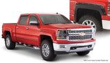 Bushwacker 07-13 Chevy Silverado 1500 Fleetside Pocket Style Flares 4pc 78.7/97.6in Bed - Black - 40924-02