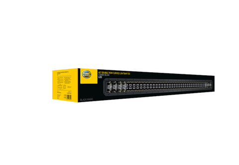 Hella Universal Black Magic 40in Tough Double Row Curved Light Bar - Spot & Flood Light - 358197621