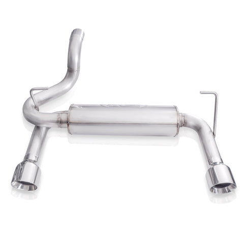 Stainless Works 2018+ Jeep Wrangler JL 304SS Factory Connect 2.5in Axle Back Exhaust System - JPJLAB