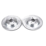 Power Stop 06-18 Dodge Charger Rear Evolution Drilled & Slotted Rotors - Pair - AR8371XPR