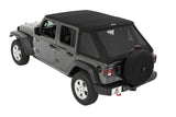 Bestop 18-26 Jeep Wrangler JL 4-Door Trektop (Premium Black Twill) - 56863-17