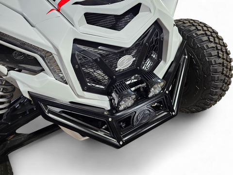 Elektric Offroad 2017+ Can Am X3 Maverick Billet Front Winch Bumper Anodized Black - FWB210035