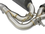 aFe MACHForce XP 3in - 2 1/2in Axle Back 304SS Exhaust w/ Carbon Fiber Tips 16-17 BMW M2 (f87) - 49-36333-C