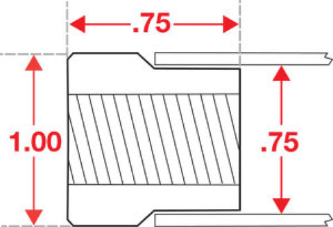 SPC Performance Weld In Bung LH Thread 1/5in x 20 - 15301