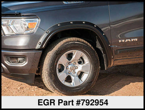 EGR 2019 RAM 1500 Bolt-On Style Fender Flares - Set - Black - 792954