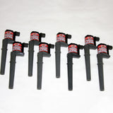 Granatelli 99-14 Ford 4.6L/5.4L/5.8L 4V Hot Street Coil Packs - Black (Set of 8) - 25-4001