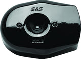 S&S Cycle 01-15 Fuel-Injected Softail Models Stealth Air Cleaner Kit w/ Black Tribute Cover - 170-0599
