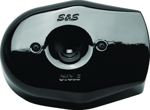 S&S Cycle 08-16 Touring/16-17 Softail Models Stealth Air Cleaner Kit w/ Black Tribute Cover - 170-0597