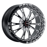 Weld S908 18X10 Belmont Drag Beadlock 5X112 ET40 BS7.1 Gloss Black MIL Dia 78.1 - S90880045P40