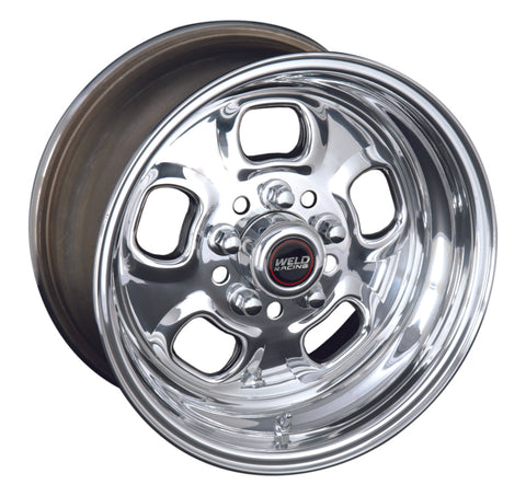 Weld Rodlite 15x10 / 5x4.5 & 5x4.75 BP / 5.5in. BS Polished Wheel - Non-Beadlock - 93-510350