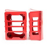 Rugged Ridge 07-18 Jeep Wrangler JK Red Elite Tail Light Guards - 11226.06