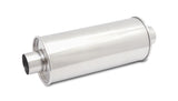 Vibrant StreetPower Round Muff 5in x 9in x 14in long body 2.5in in I.D. x 2.5in out Center-Center - 1118