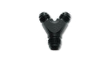 Vibrant -8AN x -6AN x -6AN Y-Adapter Fitting - Aluminum - 10807
