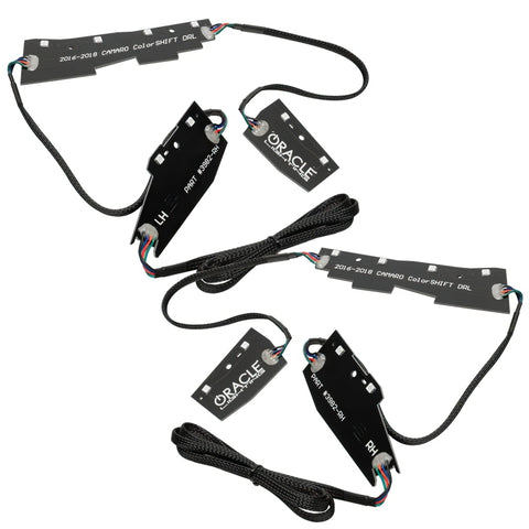 Oracle 16-18 Chevy Camaro RGB+W Headlight DRL Upgrade Kit - ColorSHIFT w/o Controller - 1345-339